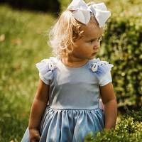 Hair clip bow (lilac mist)