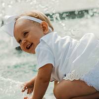 Set of 3 diaper covers Swan